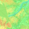 Dubna topographic map, elevation, terrain