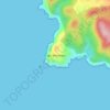 Capo Marrargiu topographic map, elevation, terrain