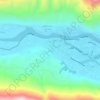 Barmus topographic map, elevation, terrain