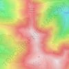 Hautacam topographic map, elevation, terrain