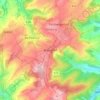Kreuzhof topographic map, elevation, terrain