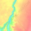 Abreus topographic map, elevation, terrain