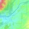 Primera Agua topographic map, elevation, terrain