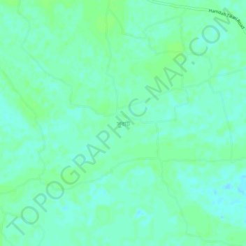 Surat topographic map, elevation, terrain