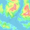 Måløy topographic map, elevation, terrain