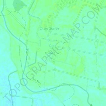 Chato Chico topographic map, elevation, terrain