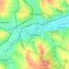 Lanzendorf topographic map, elevation, terrain