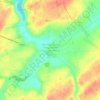 Sidi Hajjaj Oued Hassar topographic map, elevation, terrain