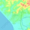 Tanjung Harapan topographic map, elevation, terrain