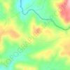 Rociana topographic map, elevation, terrain