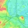 Thorpe Green topographic map, elevation, terrain