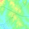 Cat Spring topographic map, elevation, terrain