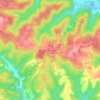 Spring Mountain topographic map, elevation, terrain