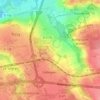 Rentilly topographic map, elevation, terrain