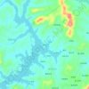 谢店塆 topographic map, elevation, terrain