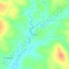 Santa Luz topographic map, elevation, terrain
