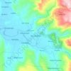 San Gabriel topographic map, elevation, terrain