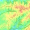 Johnsontown topographic map, elevation, terrain