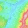 La Ferdière du Bas topographic map, elevation, terrain