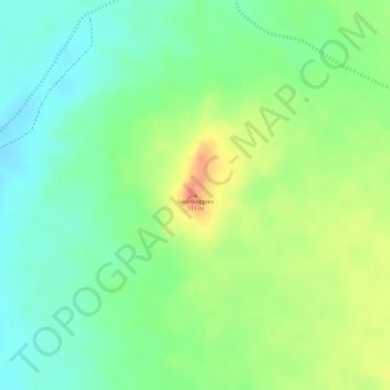 Swartkoppies topographic map, elevation, terrain