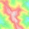 Chews Ridge topographic map, elevation, terrain