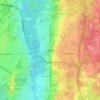Howland Township topographic map, elevation, terrain