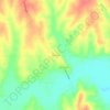 Cox City topographic map, elevation, terrain