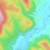 Peña Hendida topographic map, elevation, terrain