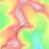 Malyy Pamir topographic map, elevation, terrain