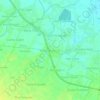 Blang Beureueh topographic map, elevation, terrain