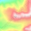 Pompey Peak topographic map, elevation, terrain