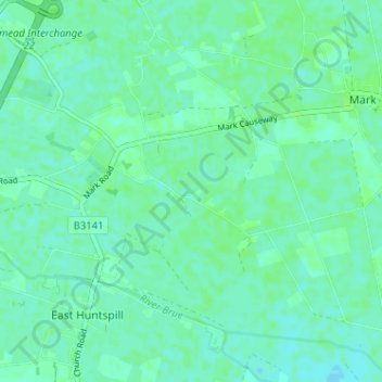 Southwick topographic map, elevation, terrain