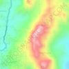 Buntu Mapongka topographic map, elevation, terrain