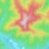 Broad Top topographic map, elevation, terrain