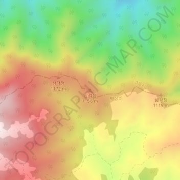 1156 topographic map, elevation, terrain
