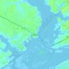 Swansboro topographic map, elevation, terrain