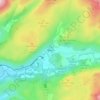 Boot topographic map, elevation, terrain