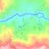 Dashti topographic map, elevation, terrain
