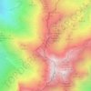 Collado de Valdominguero topographic map, elevation, terrain