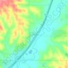 James topographic map, elevation, terrain