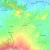 Arjasari topographic map, elevation, terrain