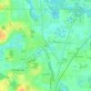 Trilby topographic map, elevation, terrain