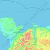 Puffin Island topographic map, elevation, terrain