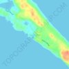 Gregory Town topographic map, elevation, terrain
