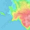 Le Gavel topographic map, elevation, terrain