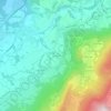 Cursinges topographic map, elevation, terrain