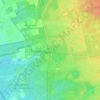 Emsquelle topographic map, elevation, terrain