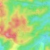 Small Waterfall topographic map, elevation, terrain