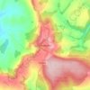 Devauden topographic map, elevation, terrain