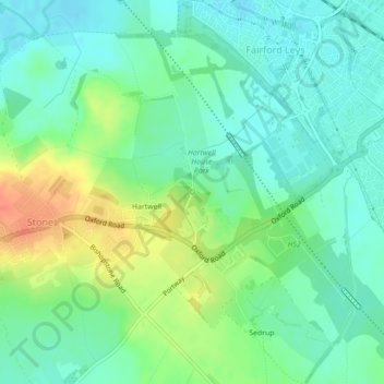 Egyptian Spring topographic map, elevation, terrain